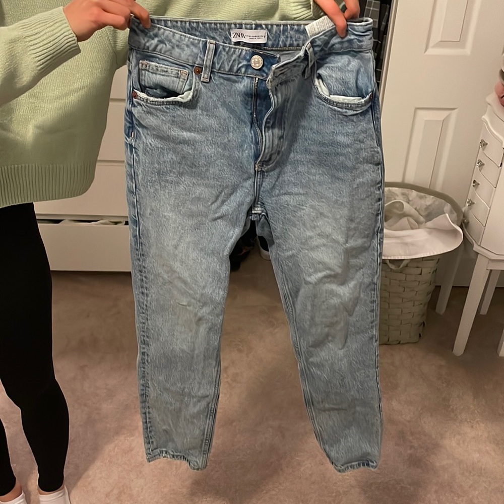 Zara size 6 straight leg jeans
